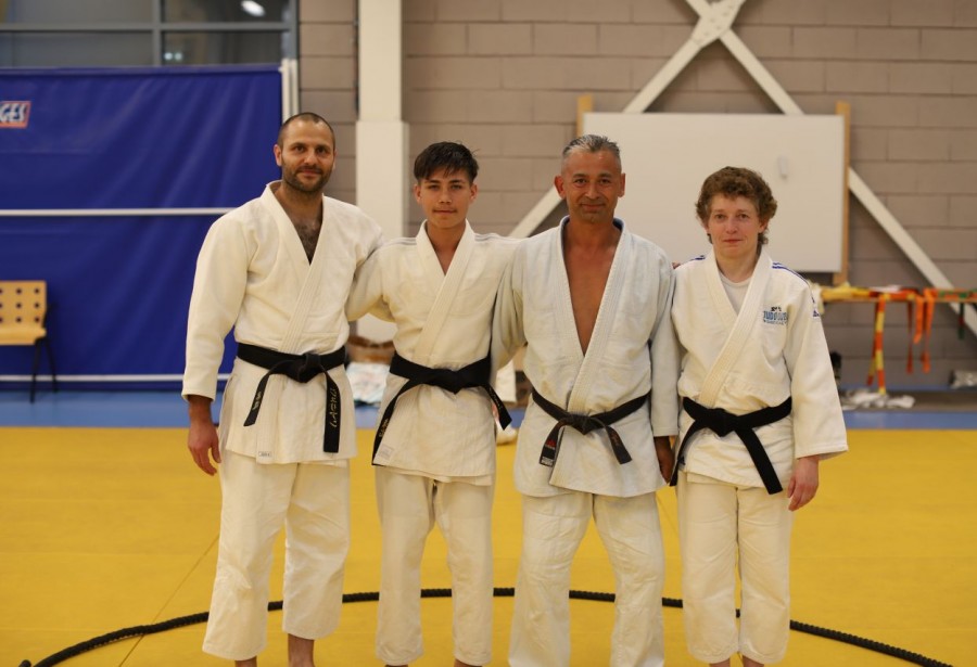 Remise de la ceinture Noire 1er Dan à Evvel SAPCI