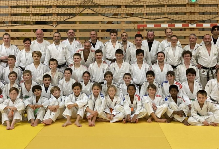 Entraînement regroupement Avenir Judo à Bellecin